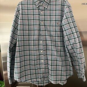Polo Plaid Button-Down Shirt - Green Multi